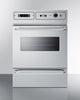 24" Wide Gas Wall Oven, White