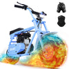 QEASET MB001 Gas Powered Mini Dirt Bike 99CC for Teens and Adults, 25MPH Off Road Motorcycle, Weight Support Up to 200 LBS - Black