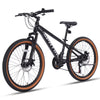 SPATIAL 24 inch Mountain Bicycle for Teenagers,21-Speed Gears MTB Mountain Bikes,Aluminum Frame Dual Disc Brakes