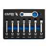 Capri Tools 1/2 in. Drive Torque Adapter Set, 12-Point Box End, 9/16 to 1 in., SAE, 8-Piece with Mechanic's Tray