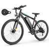 Elifine 26" Electric Bike for Adults 350W Electric Mountain Bike with 36V 10.4Ah Removable Battery, LCD, Lockable Suspension Fork, 5 Riding Modes, 21 Speed Commuter Ebike, UL2849