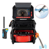 Aoile Sewer Camera with Locator, 10.1" Drain Camera with 30m/100ft Cable, Pipe Camera w/12 Adjustable LEDs & DVR, Waterproof IP68, Black