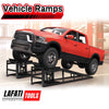 Lafati 2-Pack Hydraulic Car Ramps: Heavy-Duty Vehicle Ramps with 5T / 10000lbs Jack Load Capacity, Portable Design for Effortless Oil Changes and Car Lifts