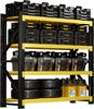3000LBS Heavy-Duty Garage Shelving, 31.5" W Metal Shelves, 4-Tier Adjustable Garage Shelving Units, Storage Racks for Warehouse, Workshop