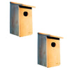 WoodLink Cedar Wood Duck Nesting Box for Wetland Locations, Easy-Open Front, Fully Assembled