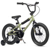 Glerc 14 Inch Little Kids Bike BMX Style Bicycle with Training Wheels Coaster Brake for 3 4 5 Years Old Boys Girls, Blue