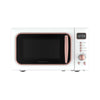 Frigidaire 0.7 Cu. Ft. Retro Countertop Microwave Oven, Black and Gold