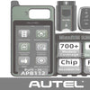 Autel MaxiIM KM100 Key Fob Programmer Immobilizer Tool with 2pcs Blank IKEY 60s Key Generation OBD IMMO/Key Learning Transponder Editing Chip Read/Write/Clone Frequency Detection Lite IM508 IM608 PRO