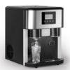 TABU 3 in 1 Ice Maker with Water Dispenser,40 lbs/24H,Ice Machine with Ice Crushing,Self Cleaning,Black