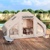 Dextrus Inflatable Camping Tent with Pump, Glamping Tents, Easy Setup 4 Season Waterproof Windproof Outdoor Blow Up Tent, Suitable for 2-6 people