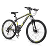 UBesGoo 26" Lightweight Explorer Mountain Bike, 21-Speed for Men and Women Disc Brakes & Suspension, Red/Black