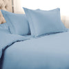 BNM Egyptian Cotton Duvet Cover Set, King/ California King, Baby Blue
