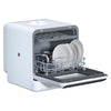 Kitem Portable Countertop Dishwashers, Compact Dishwashers with 5 L Built-in Water Tank & Inlet Hose, 6 Programs, Air-Dry Function Dishwash for Small Apartments