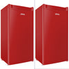 Upstreman 1.7 Cu ft Mini Fridge with Freezer Single Door Compact Refrigerator, Low Noise, Energy Saving, Adjustable Temperature, Reversible Door, for Home Office Dorm, Black FR17