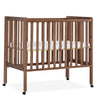 Delta Children Lee Portable Folding Mini Crib with 1.5-Inch Mattress - Greenguard Gold Certified, Bianca White