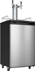 Edgestar Kc2000twin 20" Wide Dual Tap Kegerator For Full Size Kegs - Stainless Steel