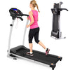 FYC Foldable Electric Treadmill for Home, 2.5HP Quiet Brushless Folding Treadmill, 7.5 MPH, LCD Display, Heart Rate Sensor (Black)
