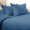 BNM Egyptian Cotton Duvet Cover Set, King/ California King, Baby Blue