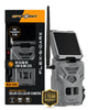 SPYPOINT Flex-S Dark Solar Outdoor Cellular Trail Camera - Integrated Solar Panel, No WiFi Needed, Night Vision Motion Activated, Dual-Sim LTE, 40MP Photos and 1080p w/Sound