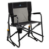 GCI Outdoor Freestyle Rocker Foldable Rocking Camp Chair, Maroon