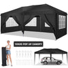 SANOPY 10' x 20' Pop Up Canopy Tent, Instant Outdoor Party Canopy, Straight Leg Shelter, Adjustable Height Waterproof Gazebo with Carrying Bag for Party Wedding Picnic Tent