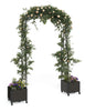 Riedhoff Span 47.2" Steel Garden Arch Trellis for Climbing Plants,Outdoor Garden Arbors and Arches