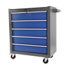 Rolling Tool Chest with 5-Drawer, Tool Box with Wheels, Multifunctional Tool Cart Mechanic Tool Storage Cabinet for Garage, Warehouse, Workshop, Repair Shop, Blue?