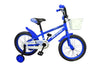 USToyOutlet 16" BMX Steel Frame Coaster Brake Bicycle One Piece Crank w/ Baskets & Fenders, Rims-Red Kid's Bike - Red
