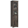 Bathroom Cabinet, Tall Storage Cabinet with Doors and Adjustable Shelf, Freestanding Floor Pantry Cabinet for Kitchen, Living Room, Laundry Room, Home Office