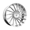 Asanti Black Aluminum Rim ABL-18 MATAR 24X9in Chrome Finish, ABL18-24906630CH