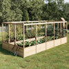 Jocisland Wooden Raised Garden Bed for Outdoor, Deep Large Planter Box with Netting for Gardening, Vegetables, Herbs��8��9��6 ft��