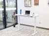 Motionwise Black Electric Height Adjustable Standing Desk, 24?x48", Height Adjustable 28"-48" with 4 pre-set height adjustments and USB Charge Port, Multiple Colors