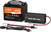 LiTime 12V 50Ah LiFePO4 Lithium Ion Battery, 4000+ Cycles, Lighter LiFePO4 Battery for Camping Trolling Motor Solar
