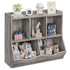 Kids Bookshelf and Bookcase Toy Storage Multi Shelf with Cubby Organizer Cabinet for Boys Girls,for Children Playroom Hallway Kindergarten School (White)