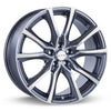 RTX Contour 16x7 5x114.3 ET40 CB73.1 Gunmetal Machined Wheel