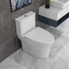 DeerValley Symmetry DV-1F52807 One Piece Toilets 1.28 GPF Single Flush Elongated Toilet, Ceramic Compact Toilet in White