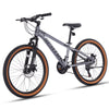 SPATIAL 24 inch Mountain Bicycle for Teenagers,21-Speed Gears MTB Mountain Bikes,Aluminum Frame Dual Disc Brakes