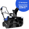 Westinghouse WSnow22 Corded Snow Blower 22 Inch, Steel Auger, Dual LED Lights, Electric Snow Blower with 25ft Throwing Distance, Plows 840lbs/min, Adjustable Chute