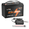 LiTime 12V 100Ah TM LiFePO4 Lithium Battery Low Temp Protection Deep Cycle Trolling Motors Battery