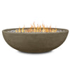 Bowery Hill Contemporary Oval Propane Fire Bowl in Glacier Gray