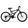 24" Hyper Bicycles Havoc Mountain Bike, Youth/Adult, Recommended Ages 10-14 Years Old, Black