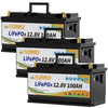 12V 100Ah LiFePO4 Lithium Battery with a Charger,for RV,Marine,Solar,Trolling Motor,Camping,Home Energy Storage,Built in 100A BMS,15000+Deep Cycles