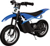 Razor Dirt Rocket MX125 Electric-Powered Dirt Bike - Black with Decal Included, for Child 5+
