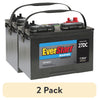 EverStart Lead Acid Marine & RV Deep Cycle Battery, Group Size 27DC 12 Volt, 750 MCA*