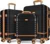 5 Piece Luggage Sets  and Travel Duffel Bag, ABS Hardshell Hardside Checked Luggage with TSA Lock and Double Spinner Wheels Suitcase, Deep Blue