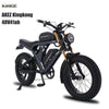 Peak 3000W AKEZ Kingkong 1500W Electric Bike,31MPH Electric Dirt Bike for Adults,48V41A Dual Removable Battery Mountain Ebike,20'' Fat Tire Ebike,7Speed,Hydraulic Brake