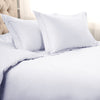 BNM Egyptian Cotton Duvet Cover Set, King/ California King, Baby Blue