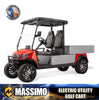 Massimo MVR Cargo Max Electric Utility Golf Cart 48V 5kW Motor - Blue