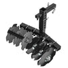 RVNI 28 inch Cut Width ATV/UTV Disc Plow Harrow With 2" Receiver Hitch Heavy Duty Attach