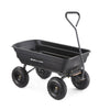 Gorilla Carts GOR4PS 600-lb. Poly Garden Dump Cart with 10" Tires